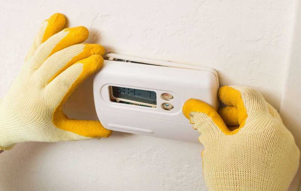 Thermostat installation