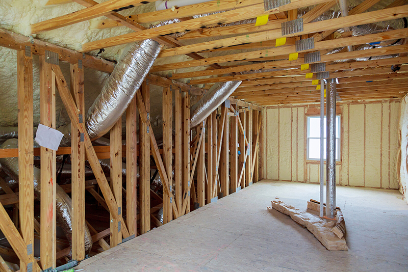 Check the exposed ductwork in your attic basement and crawspace for leaks as part of winter home prep