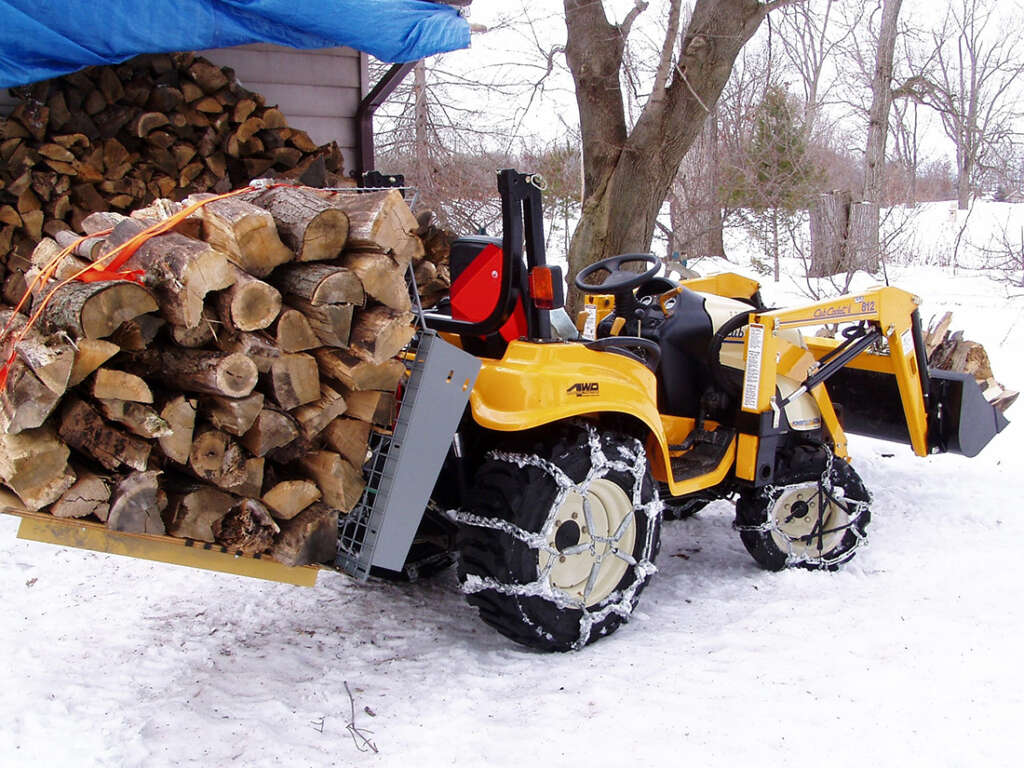Get your firewood organized and stored as part of winter home prep