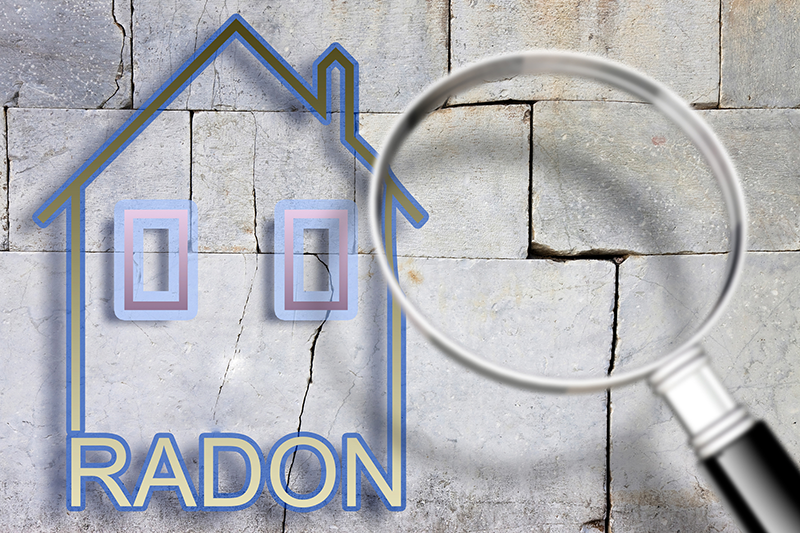 Radon comes in through cracks and gaps in your home's foundation