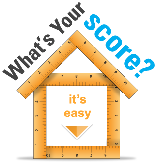 Home Energy Yardstick Score Graphic