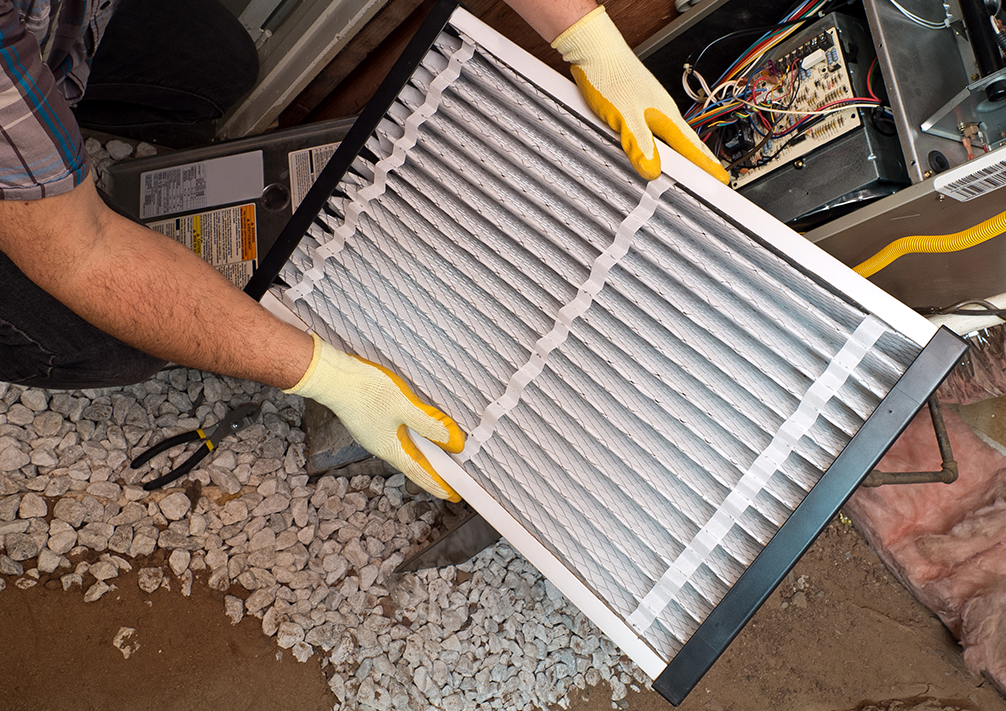 Changing your system's air filters regularly not only reduces particles in your home's air, it also keeps the air flowing freely, reducing the energy your system must use to heat or cool your home. 