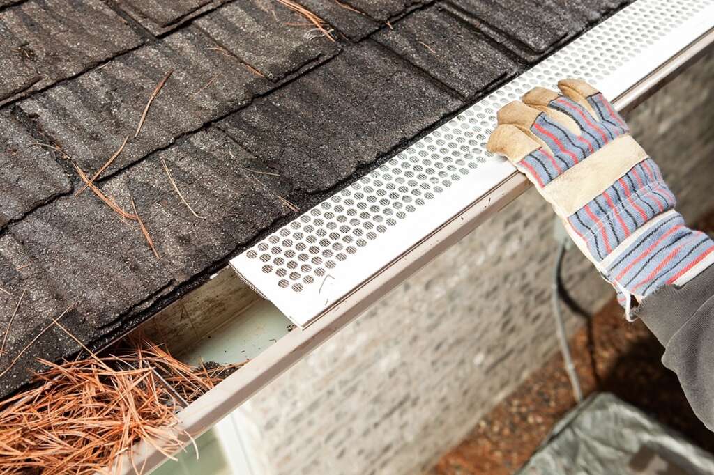 Keeping your gutters clean of debris is key to prepping your house for winter. Clogged gutters can result in ice floe buildup, which can damage your roof and cause leaks, or pull the gutters right off.