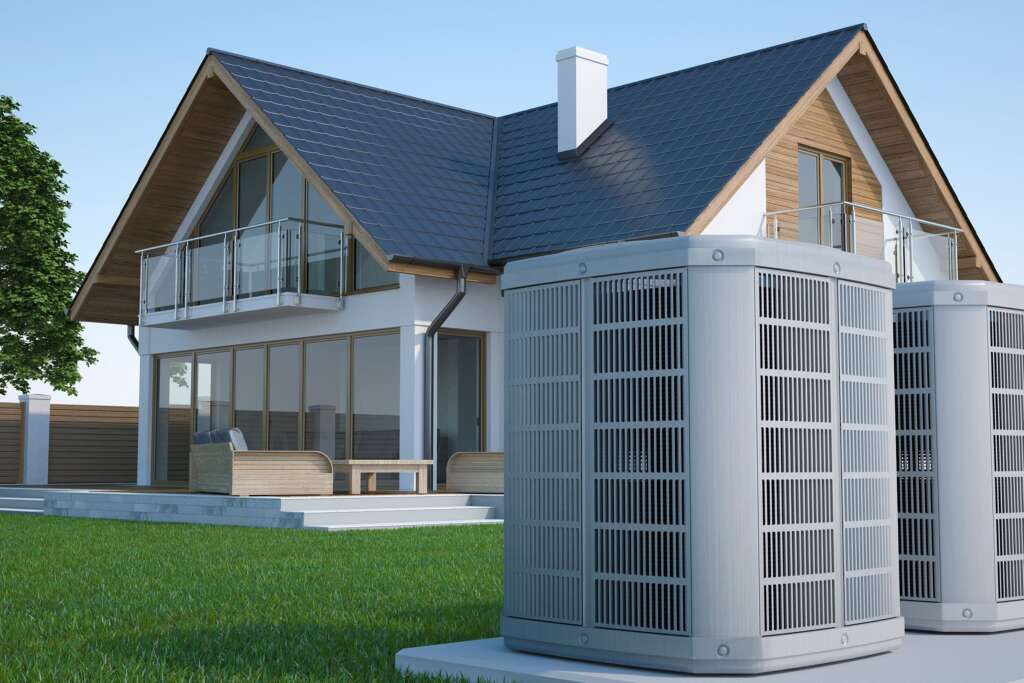Heat pumps are a cost-effective alternative to a forced-air central air conditioning system. Heat pumps can put out 40-80% more energy than they use to run.